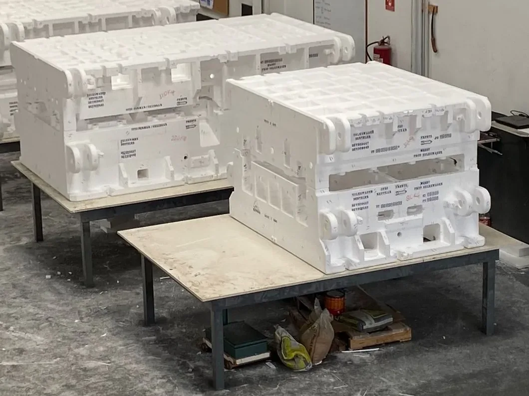 Modelos em isopor de ferramentas de estampo usinados em CNC